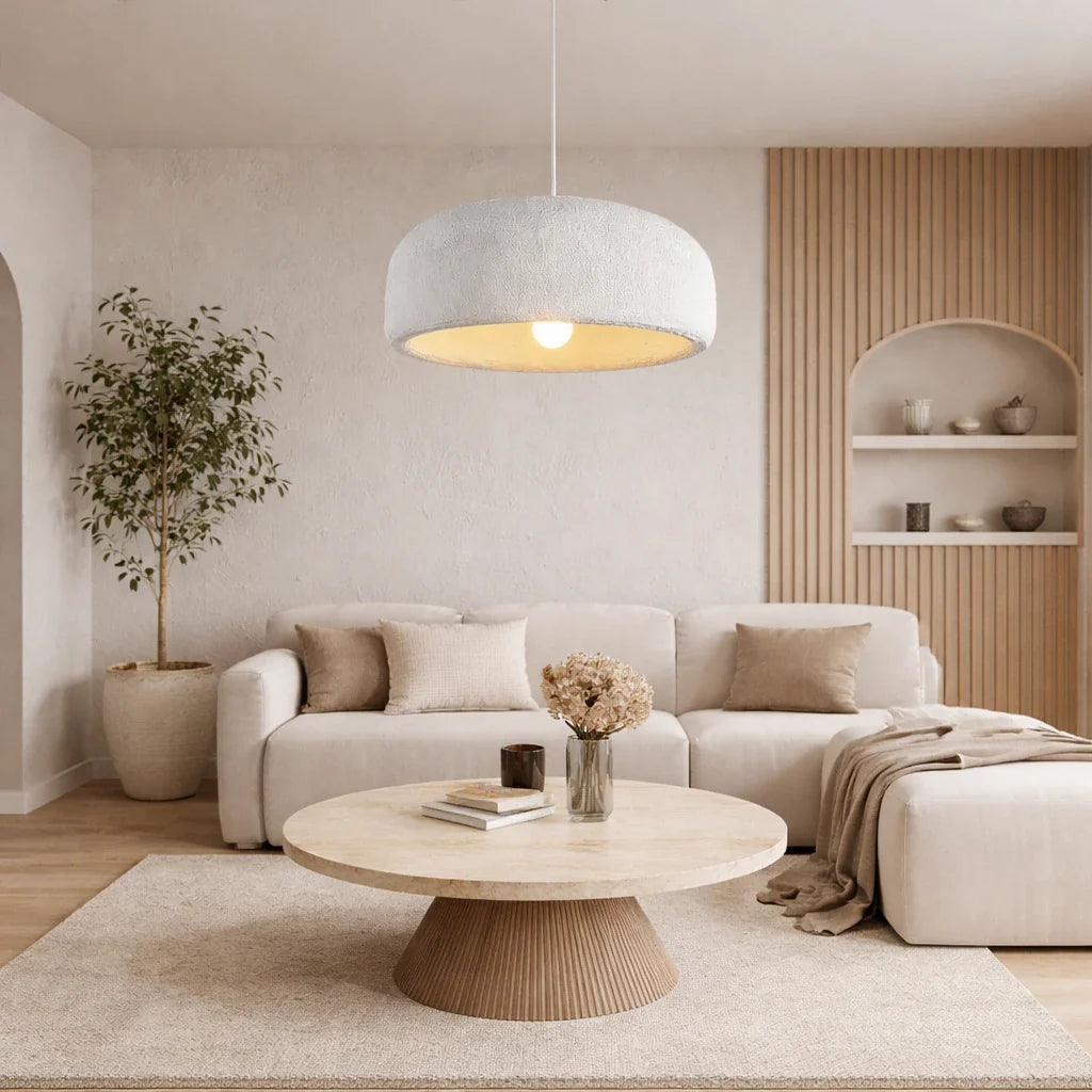Lampade a sospensione da cucina con moderno design a nuvola, realizzate a mano in polistirene bianco