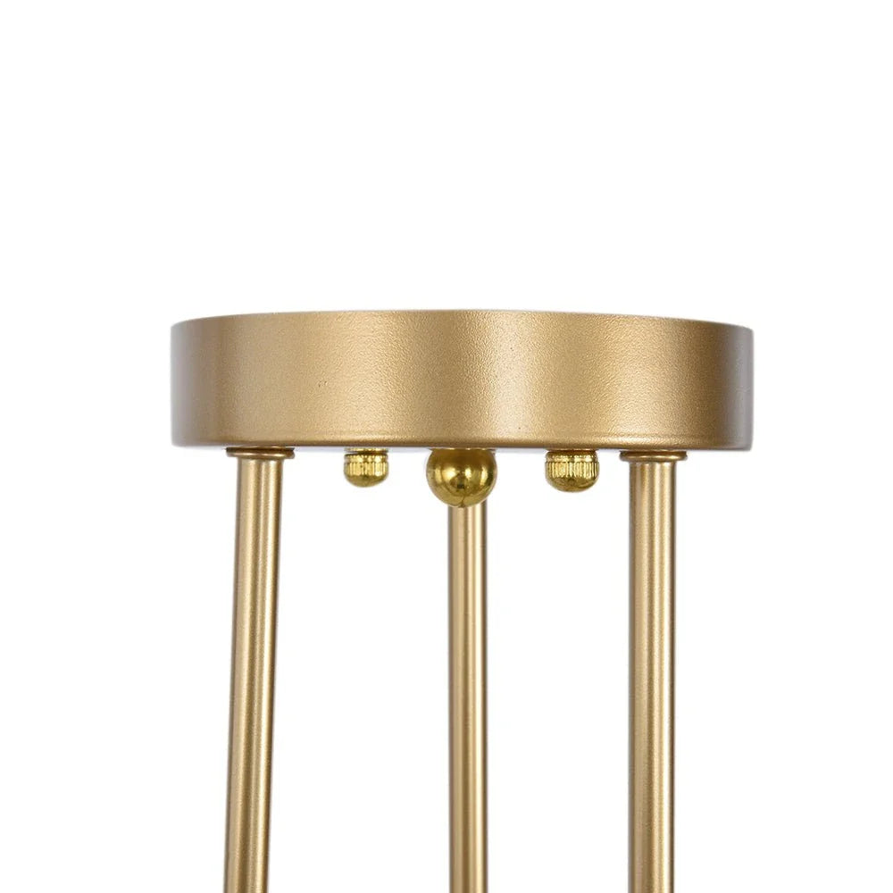 Küchen-Deckenleuchten mit 6 Leuchten im Sputnik-Design, halbaufgesetzt und im Mid-Century-Stil
