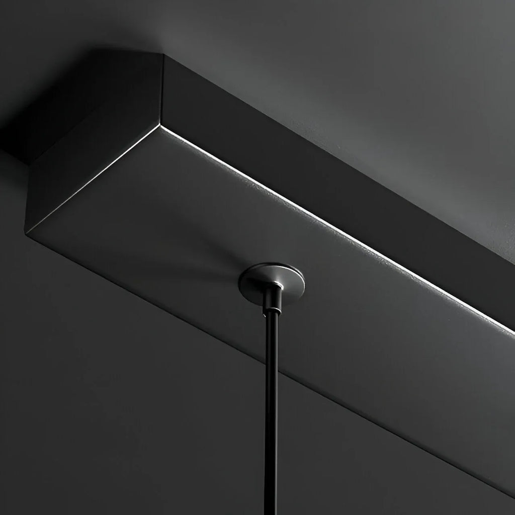 Pendant Light with Sculpted Glass Shade and Layered LED Glow