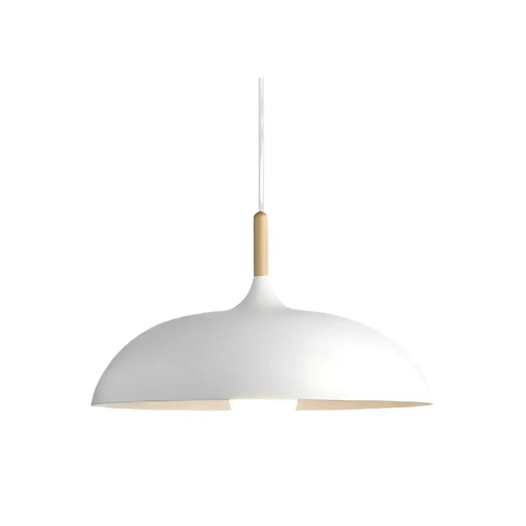 Kitchen Island Pendant Light with Wood and Iron Shade Modern Dining Room