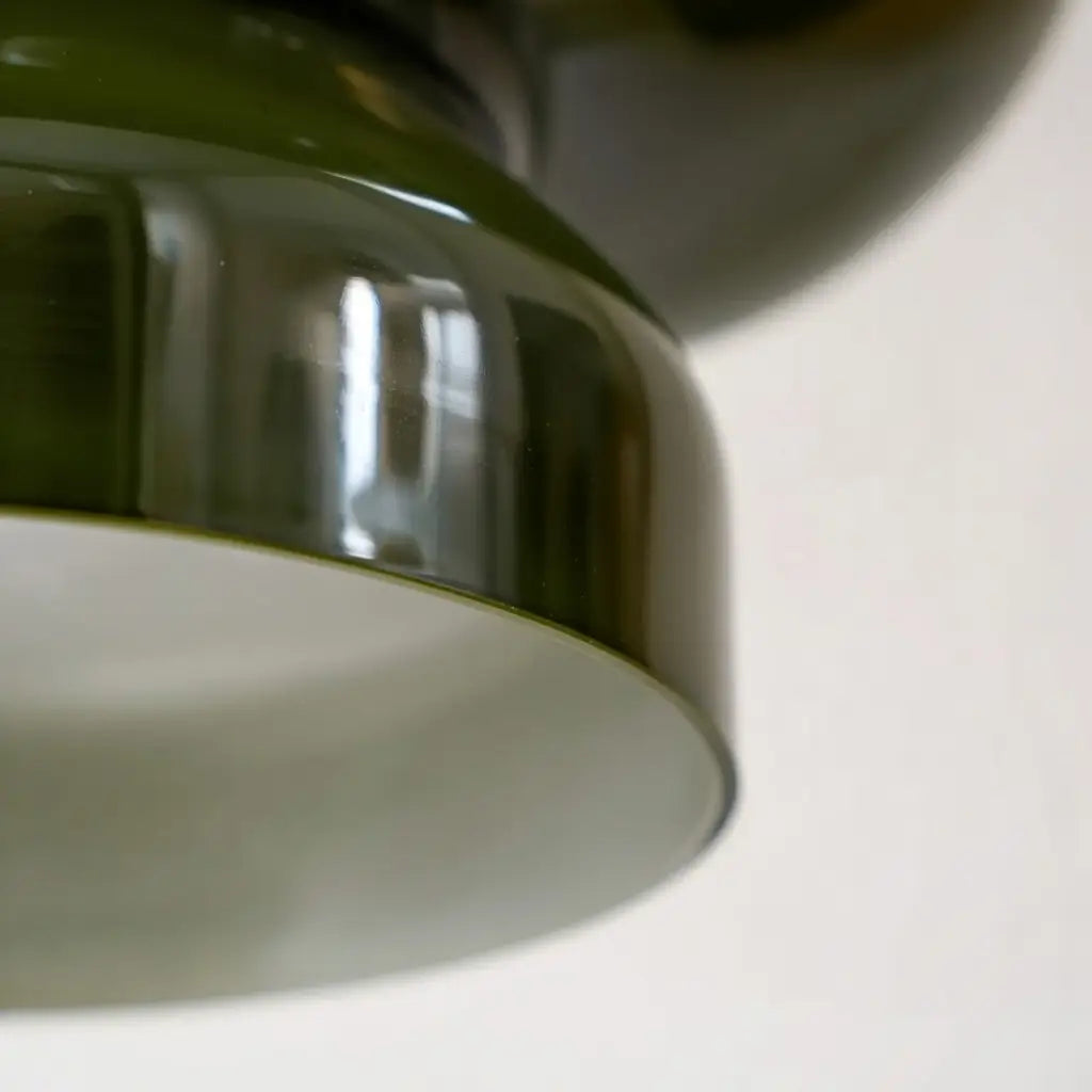Pendant Light with Two-Tier Sculptural Glass and LED Kitchen Dining Lighting