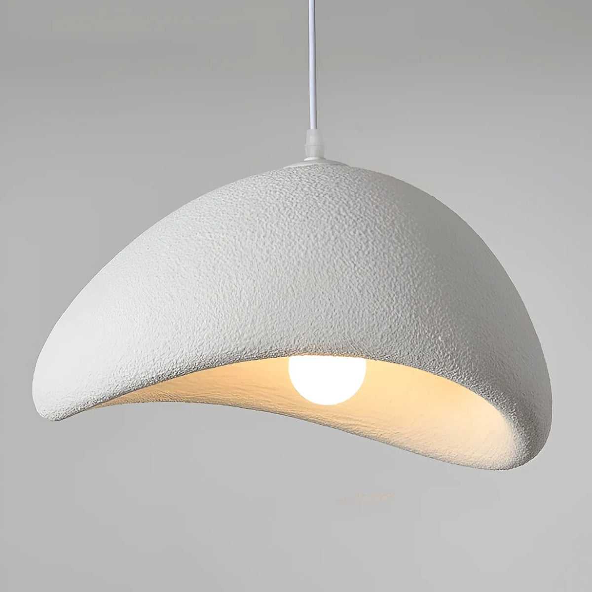 Pendant Light with Sculptural Cloud Design and Soft Diffused Lighting