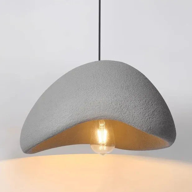 Pendant Light with Sculptural Cloud Design and Soft Diffused Lighting