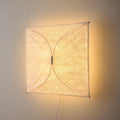Küchen-Deckenleuchte mit lichtdurchlässigem Papierdiffusor und minimalistischem Metallrahmen