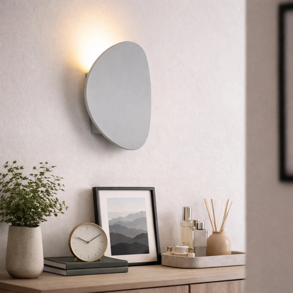 Lounge Wall Lights with Curved LED Modern Design and Warm Illumination