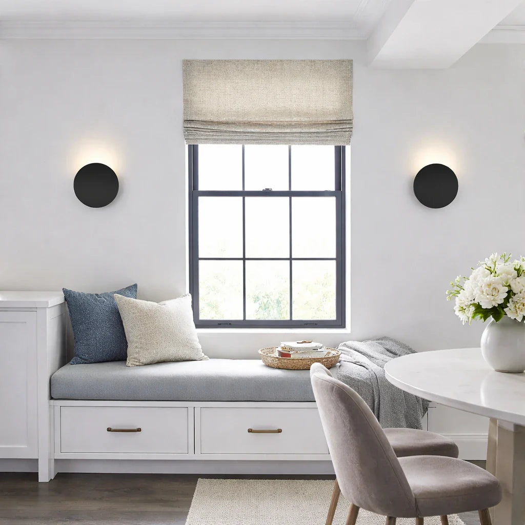 Lounge Wall Lights with Curved LED Modern Design and Warm Illumination