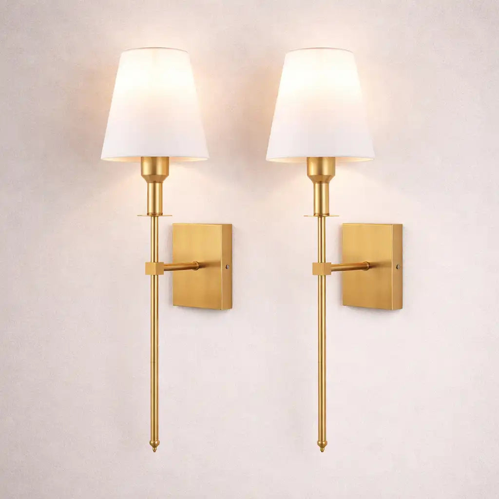 Kabellose Wandleuchte mit wiederaufladbarem Akku und modernem LED-Design, 2er-Pack