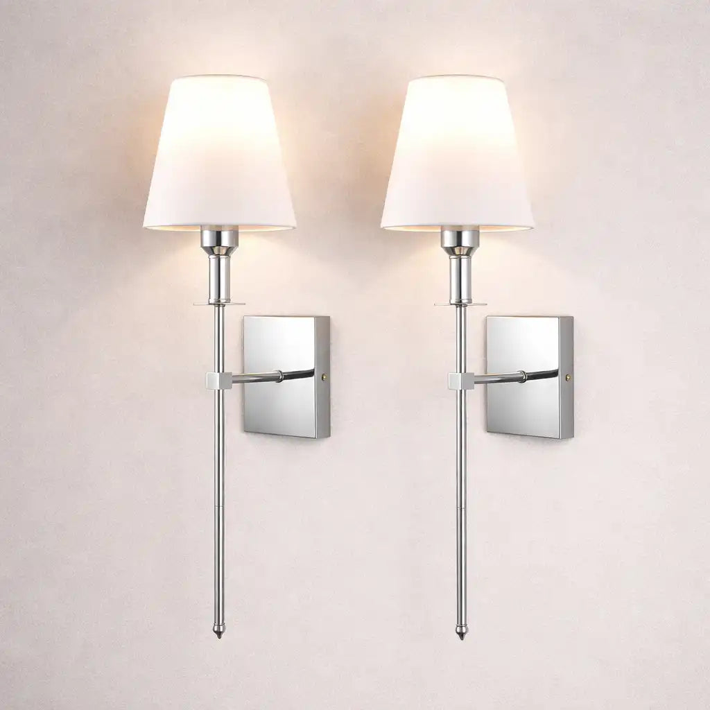 Kabellose Wandleuchte mit wiederaufladbarem Akku und modernem LED-Design, 2er-Pack