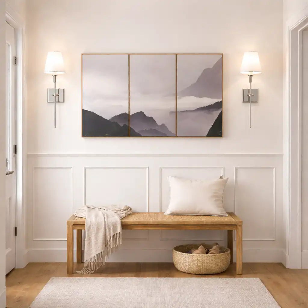Wireless Wall Sconce with Rechargeable Battery and Modern LED Design 2-Pack