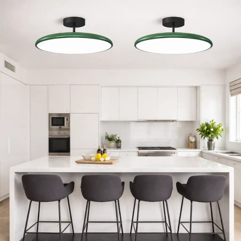 Plafonnier de cuisine avec tête à DEL réglable et design nordique minimaliste