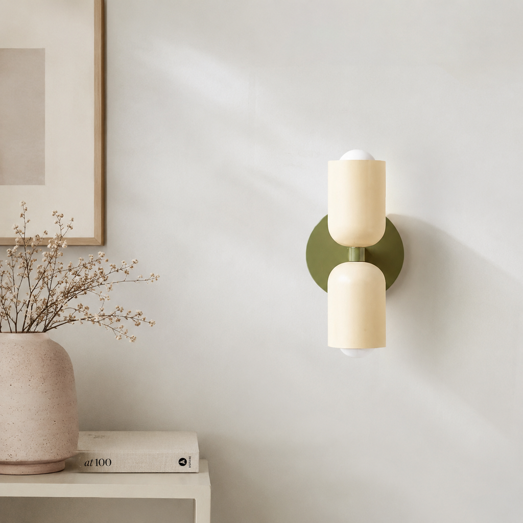 Lampe murale avec diffusion acrylique vers le haut et vers le bas, éclairage moderne