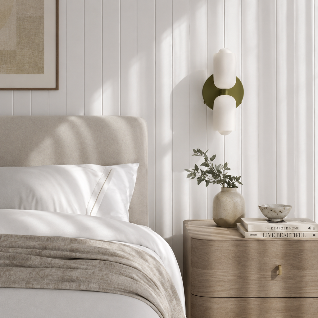 Lampe murale avec diffusion acrylique vers le haut et vers le bas, éclairage moderne