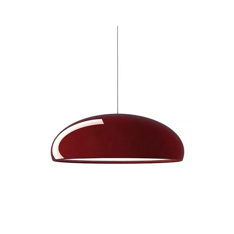 Suspension au design sculptural en forme de dôme avec LED intégrée, pour la salle à manger ou l’îlot de cuisine