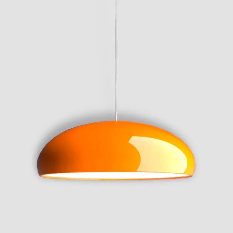 Suspension au design sculptural en forme de dôme avec LED intégrée, pour la salle à manger ou l’îlot de cuisine