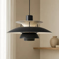 Pendelleuchte mit mehrlagigem Aluminiumdesign und nordischer, skandinavischer Form