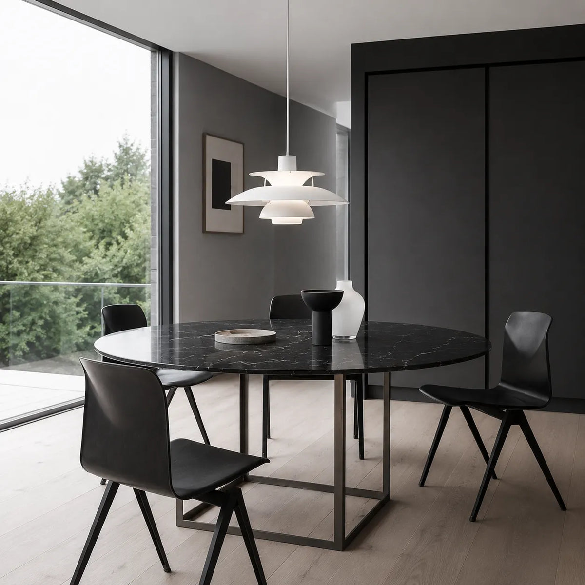 Pendelleuchte mit mehrlagigem Aluminiumdesign und nordischer, skandinavischer Form