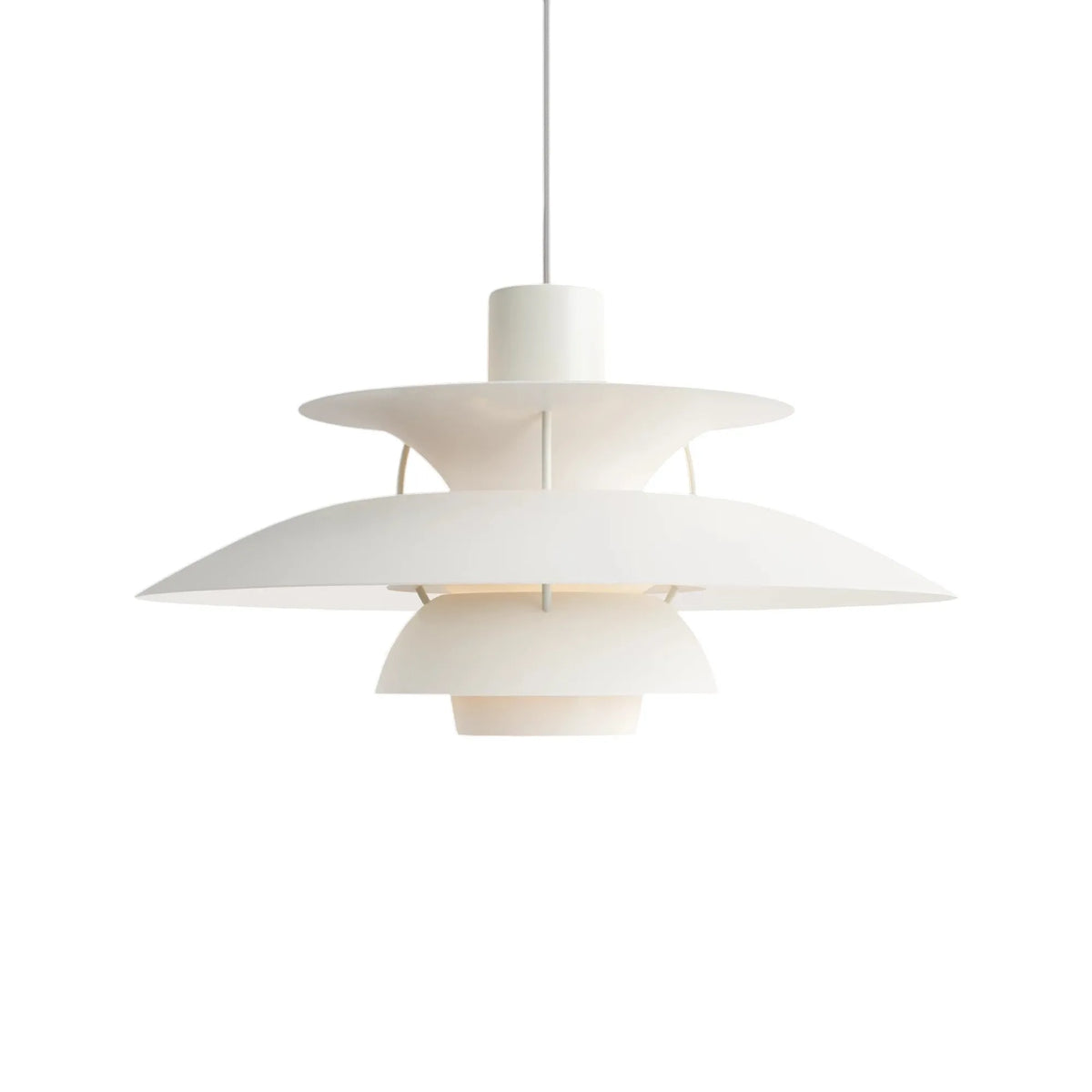 Pendelleuchte mit mehrlagigem Aluminiumdesign und nordischer, skandinavischer Form