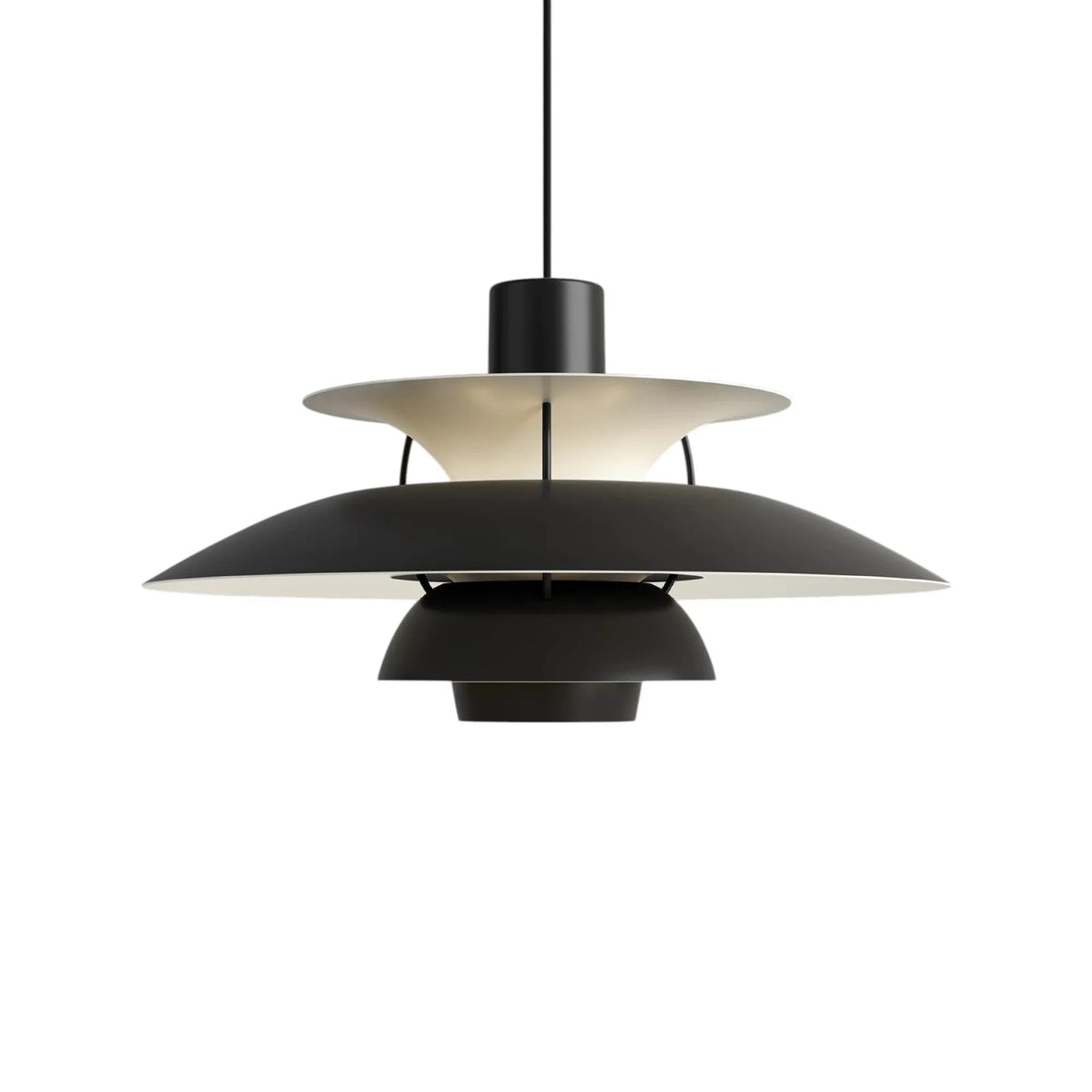 Pendelleuchte mit mehrlagigem Aluminiumdesign und nordischer, skandinavischer Form
