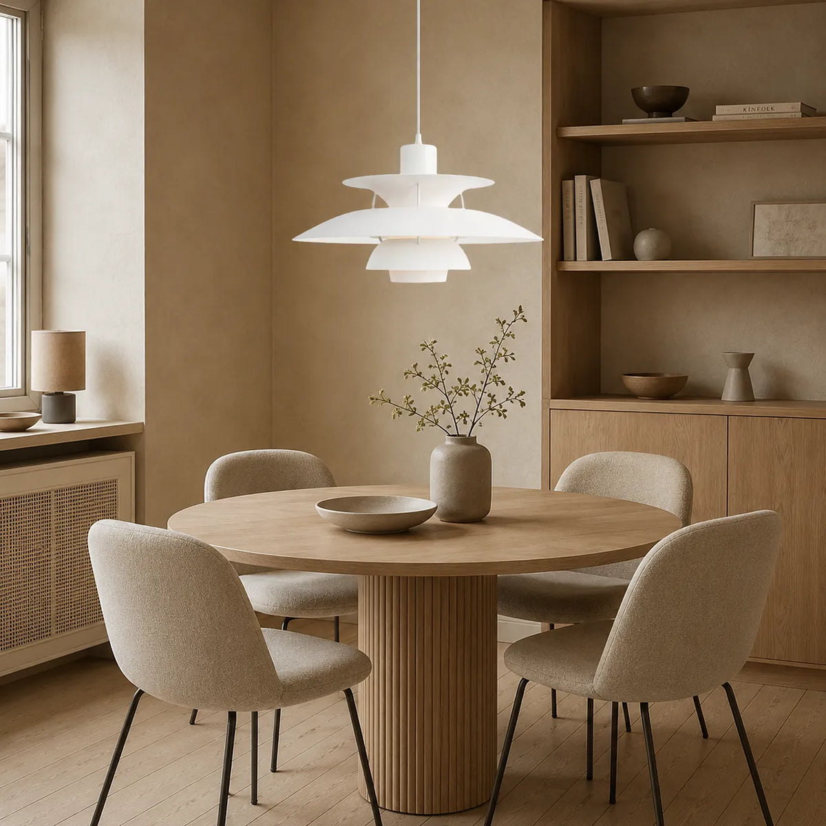 Pendelleuchte mit mehrlagigem Aluminiumdesign und nordischer, skandinavischer Form