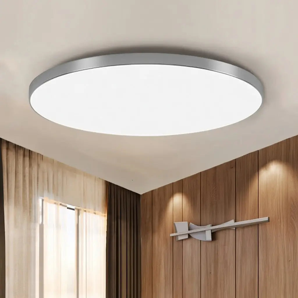 LED Oyster Light Ultra Slim Round Flush Mount Ceiling Light for Bedroom Kitchen Hallway