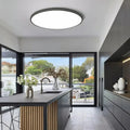 LED Oyster Light Ultra Slim Round Flush Mount Ceiling Light for Bedroom Kitchen Hallway