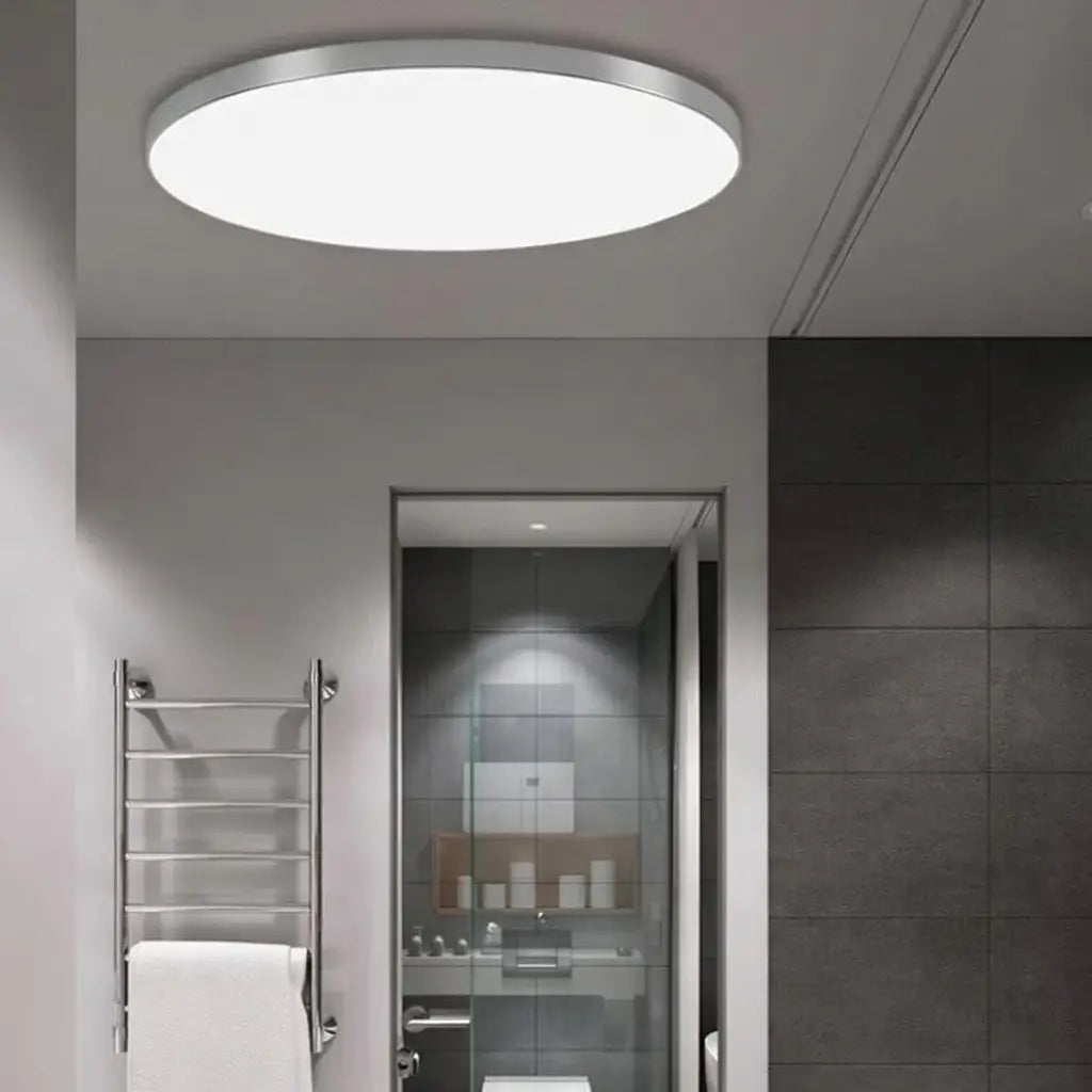LED Oyster Light Ultra Slim Round Flush Mount Ceiling Light for Bedroom Kitchen Hallway
