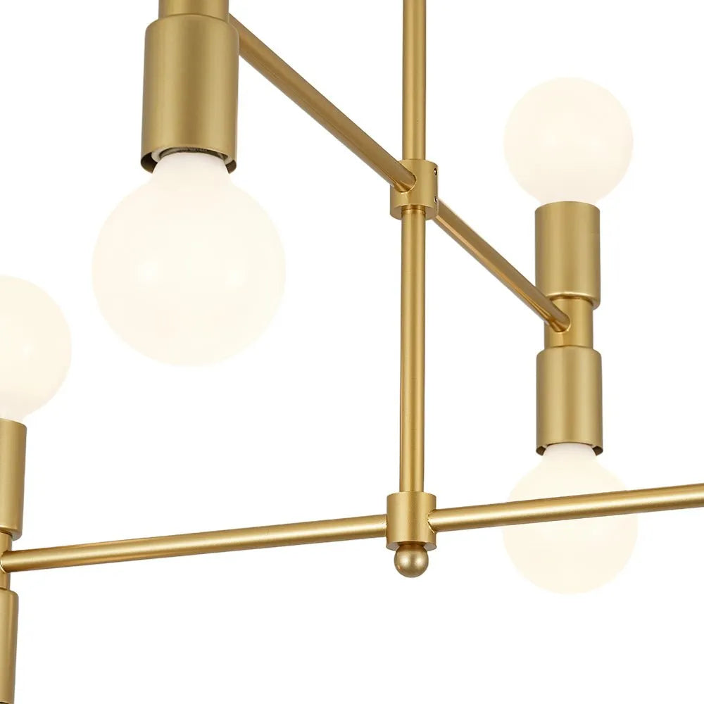 Kitchen Ceiling Lights Semi Flush 8-Light Sputnik Mid-Century Modern