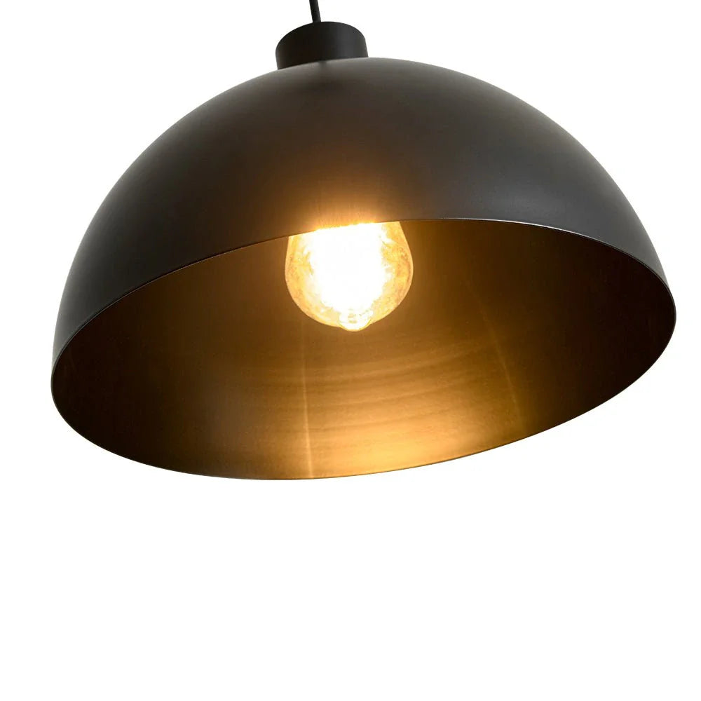 Vivian Mid-Century-industrielle Pendelleuchte mit Metallkuppel