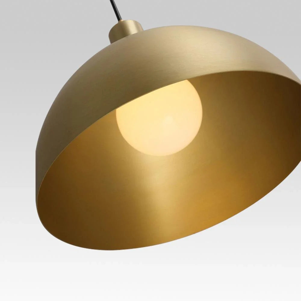 Vivian Mid-Century-industrielle Pendelleuchte mit Metallkuppel