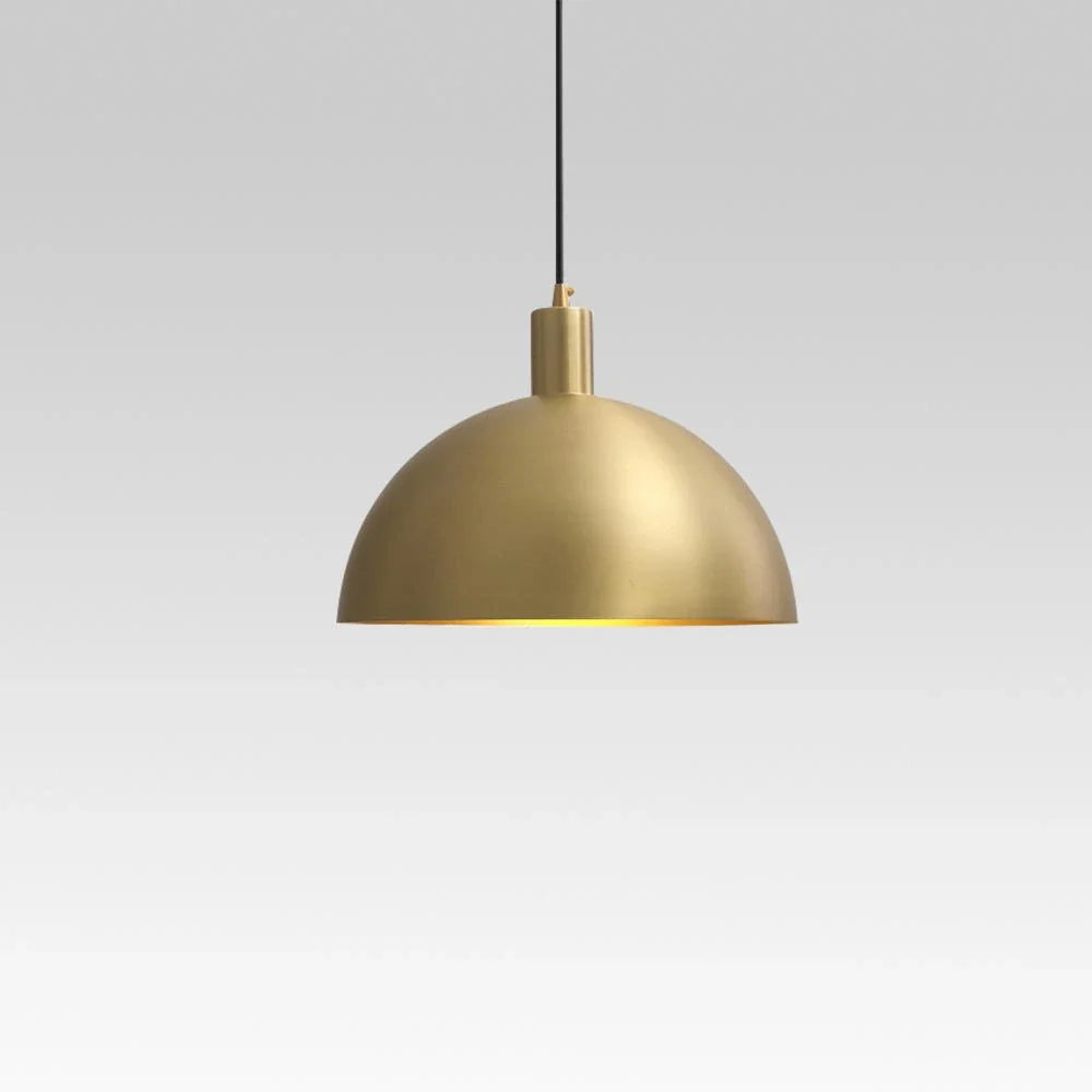 Vivian Mid-Century-industrielle Pendelleuchte mit Metallkuppel