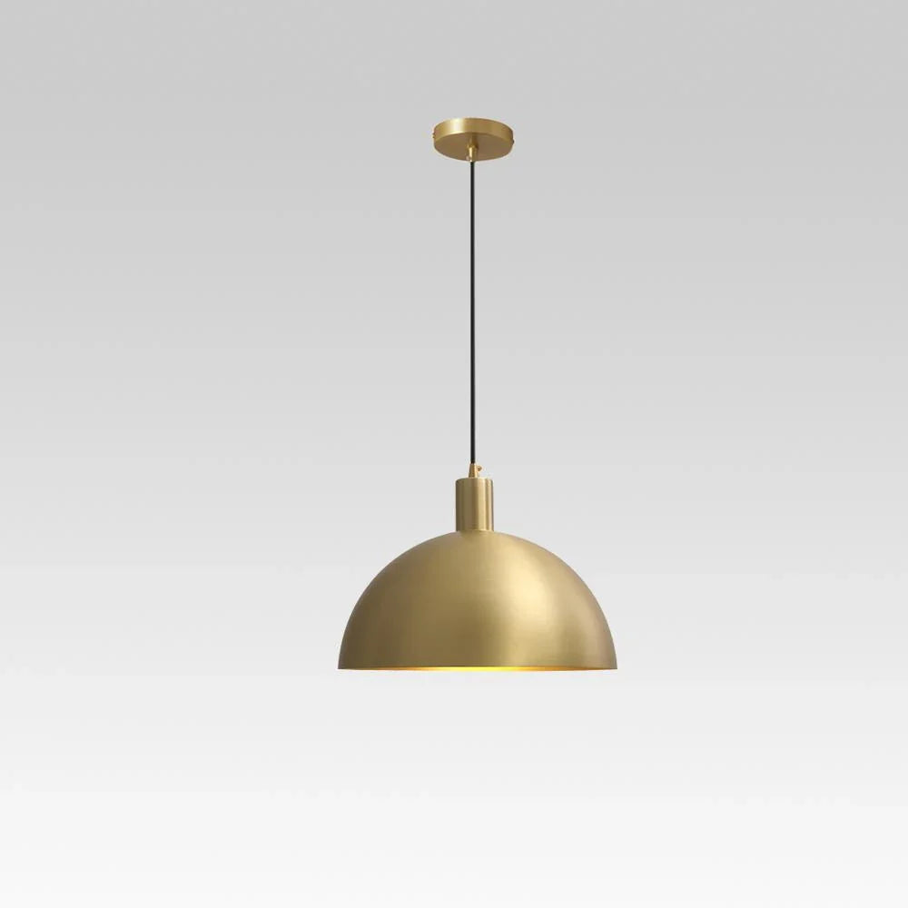 Vivian Mid-Century-industrielle Pendelleuchte mit Metallkuppel