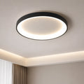 LED Oyster Light with Ring Design Flush Mount Ceiling Light for Bedroom Dining Room