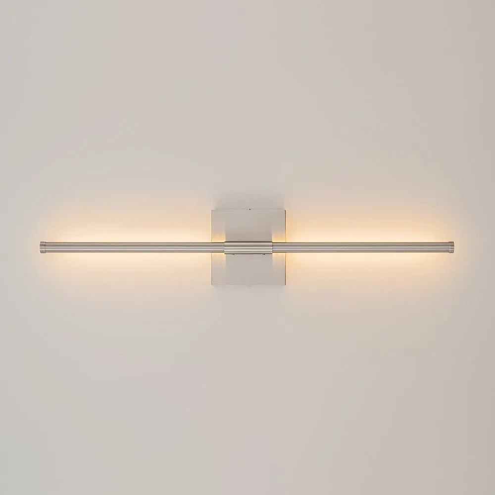 Wall Sconce Lighting with Slim Linear LED Bar and Horizontal Vertical Mounting