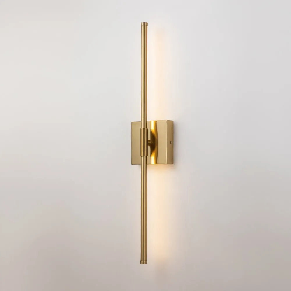 Wall Sconce Lighting with Slim Linear LED Bar and Horizontal Vertical Mounting