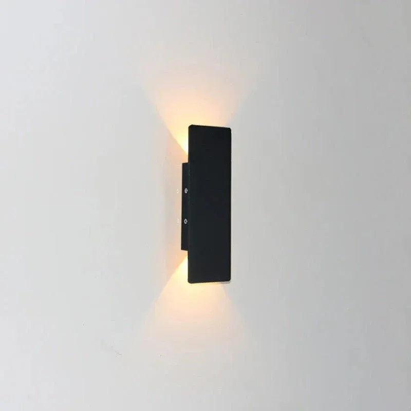 Minimalistische Aluminium-LED-Außenwandleuchte IP65 „Linden“