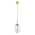 Pendant Light with Layered Clear Glass Shades and Cluster Design for Dining Living Room