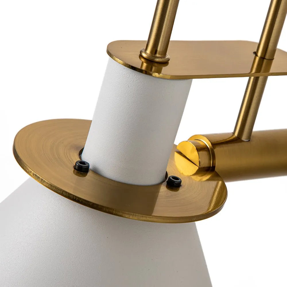 Lounge Wall Lights Modern Cone Metal Shade Directional Bedside