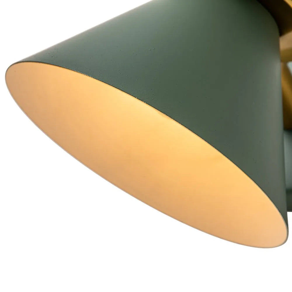 Lounge Wall Lights Modern Cone Metal Shade Directional Bedside