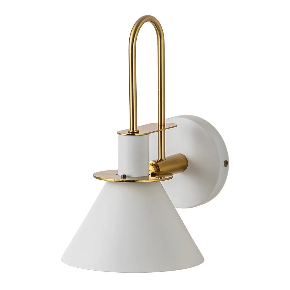 Lounge Wall Lights Modern Cone Metal Shade Directional Bedside