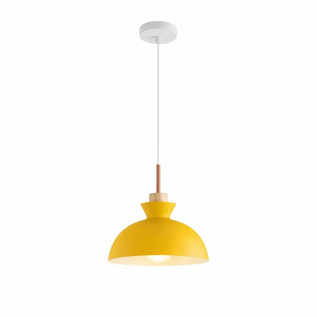 Pendant Light with Adjustable Dome Shade and Dimmable Compatibility