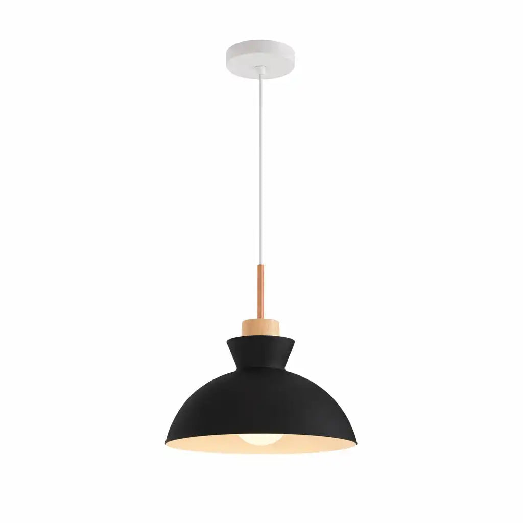 Pendant Light with Adjustable Dome Shade and Dimmable Compatibility