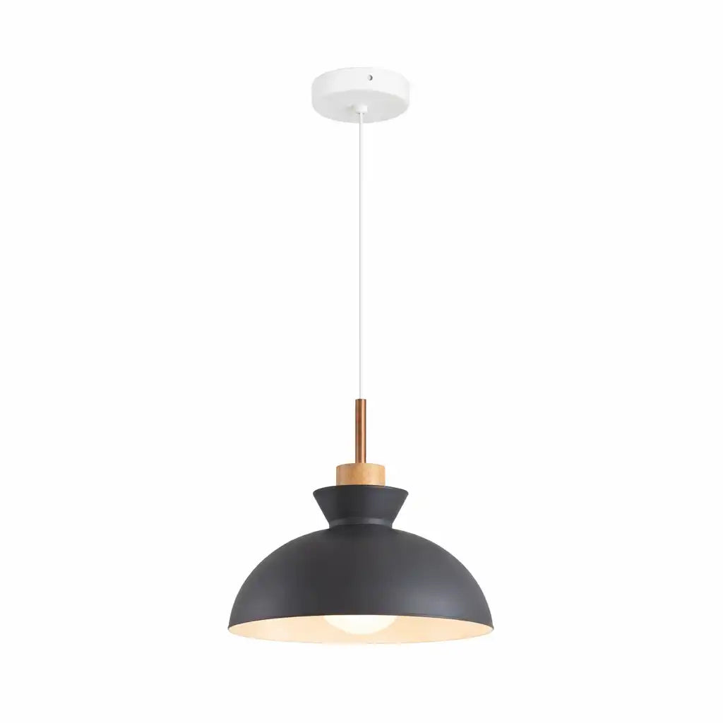 Pendant Light with Adjustable Dome Shade and Dimmable Compatibility