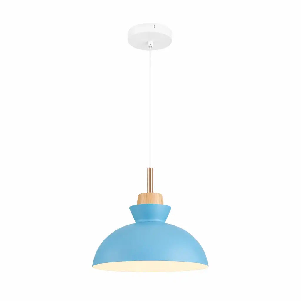 Pendant Light with Adjustable Dome Shade and Dimmable Compatibility