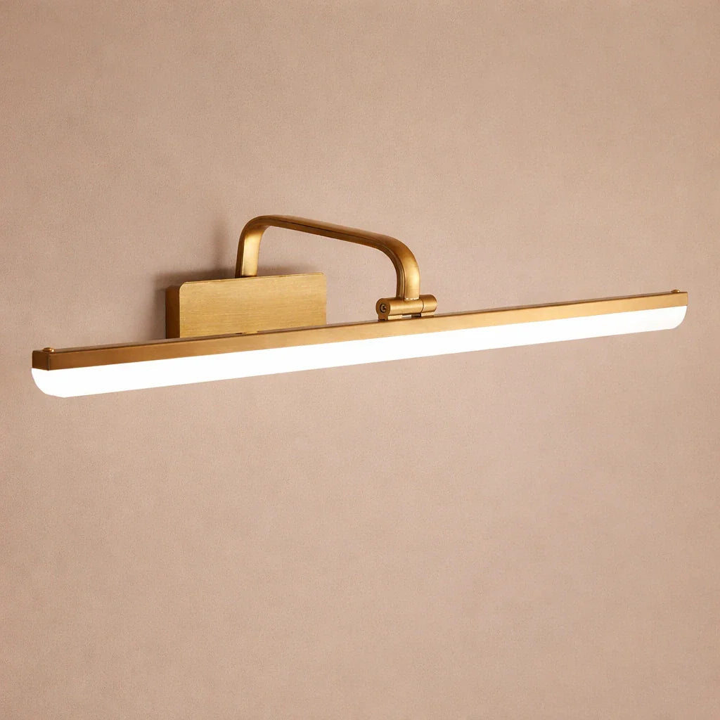 LED Bathroom Vanity Light Fixtures with Adjustable Arms and Modern Design