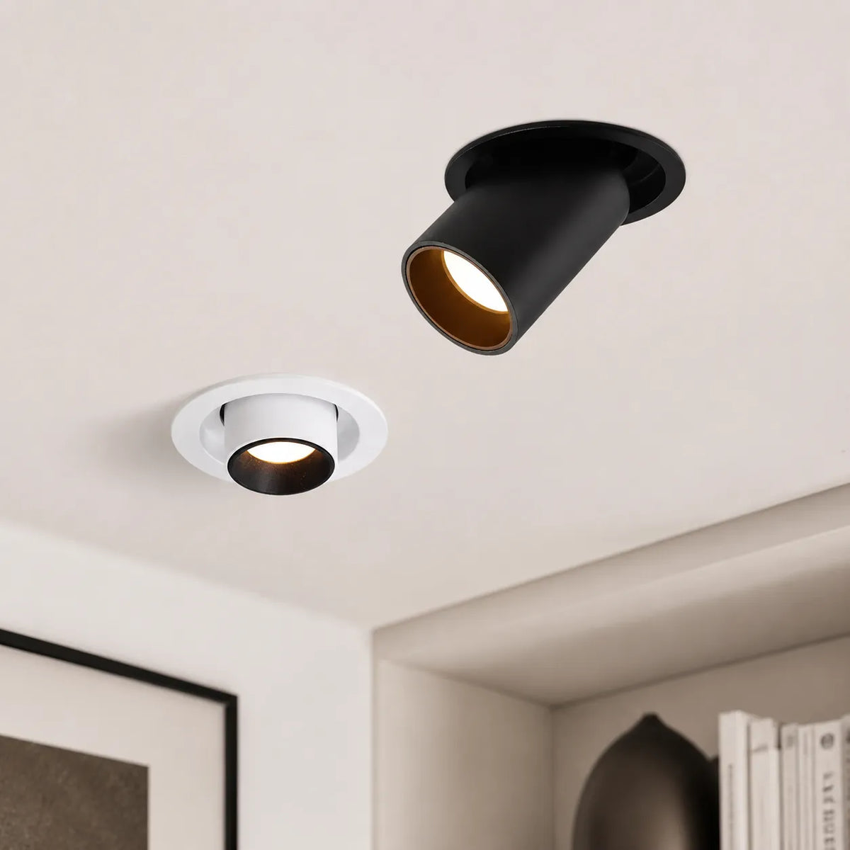 Recessed Can Lights LED Ceiling Downlight with Adjustable Color Temperature and Dimmable Options