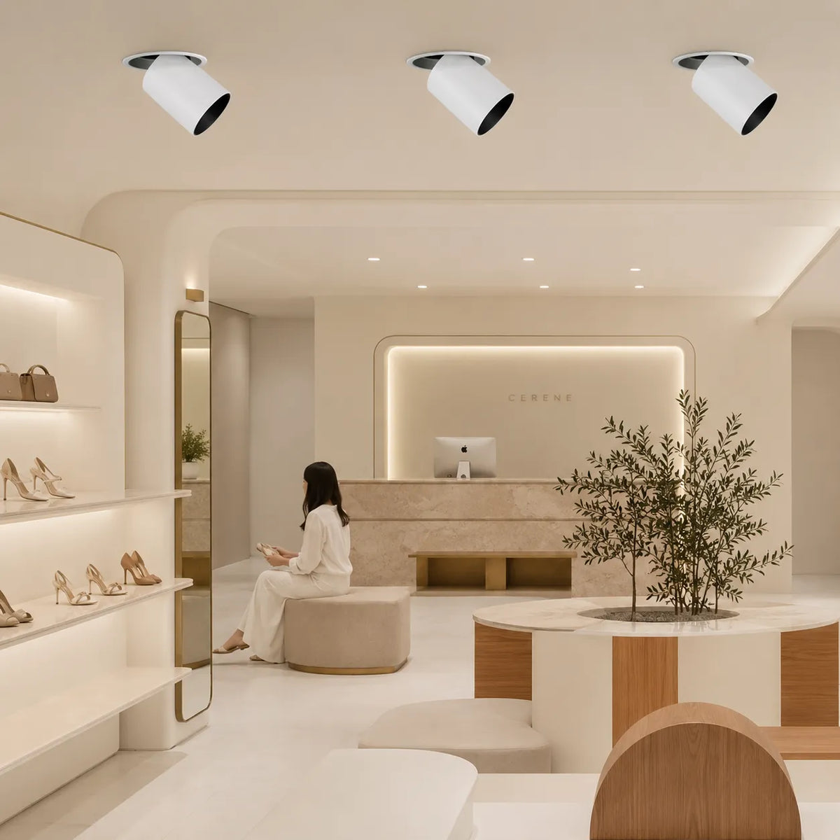 Recessed Can Lights LED Ceiling Downlight with Adjustable Color Temperature and Dimmable Options