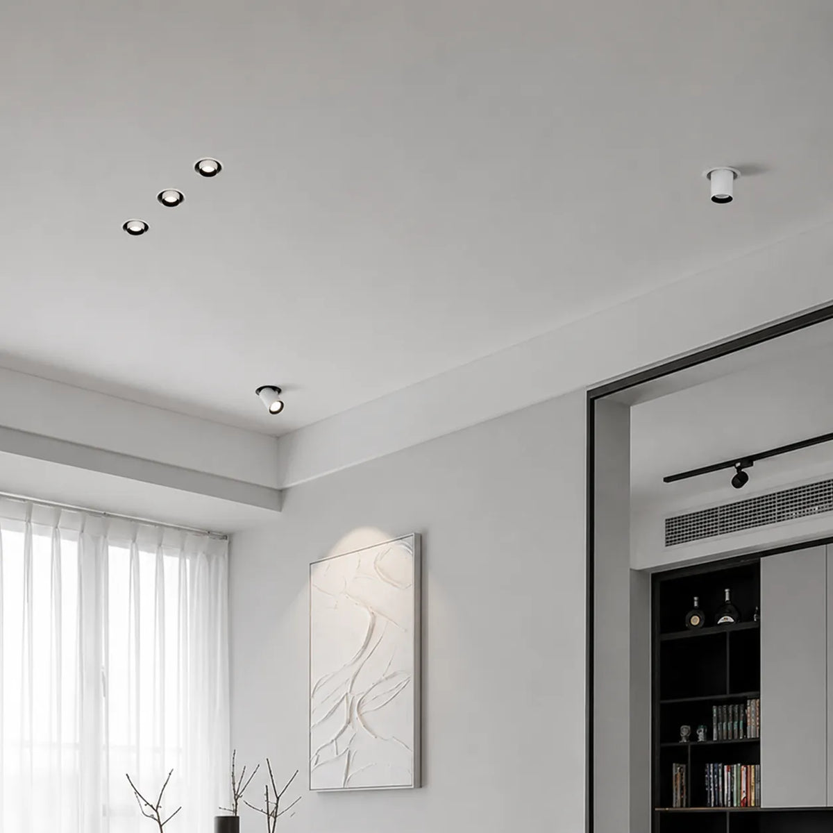 Recessed Can Lights LED Ceiling Downlight with Adjustable Color Temperature and Dimmable Options