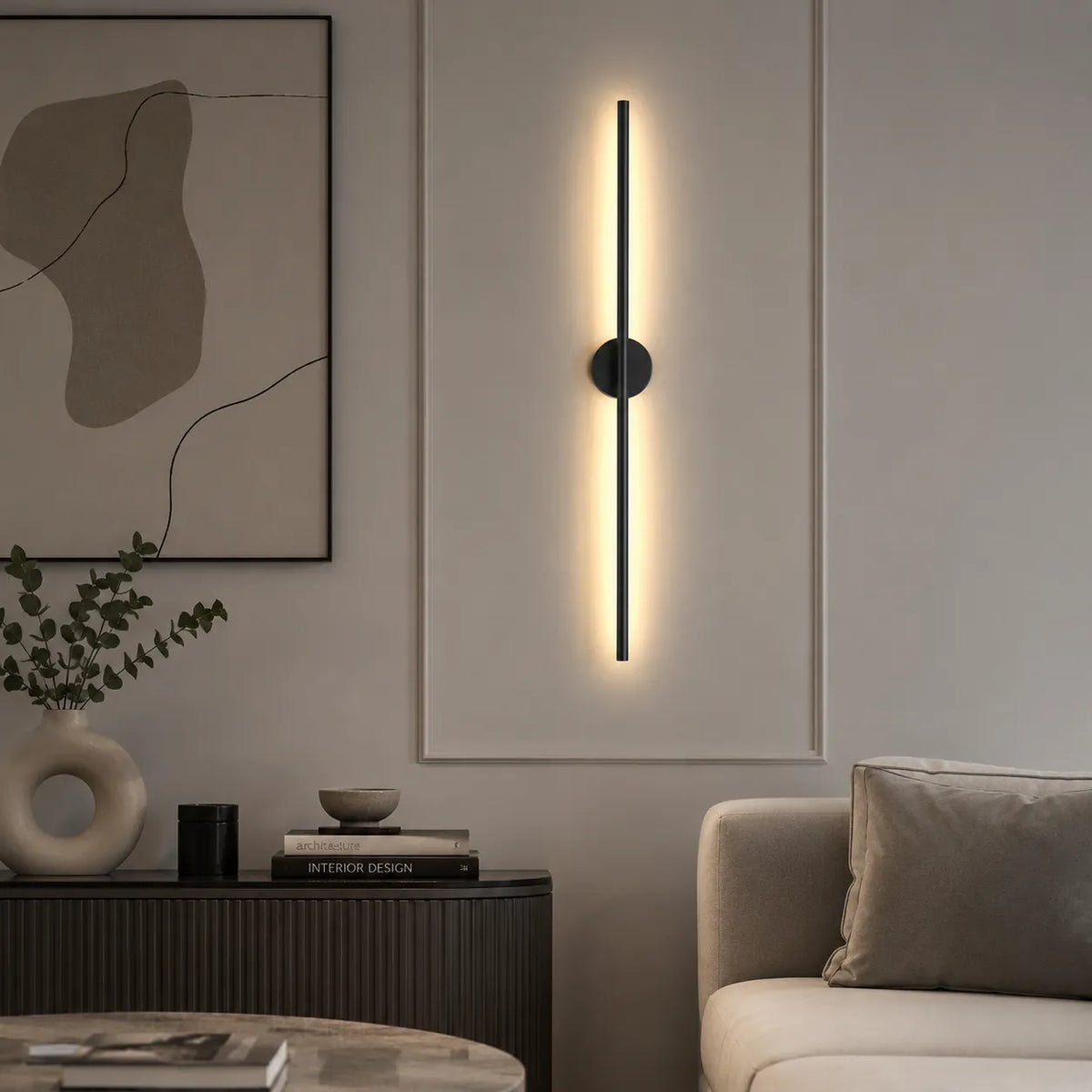 Minimalistische Aluminium-LED-Wandleuchte „Ayla“