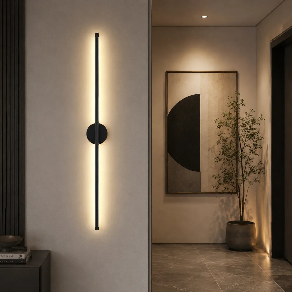 Minimalistische Aluminium-LED-Wandleuchte „Ayla“
