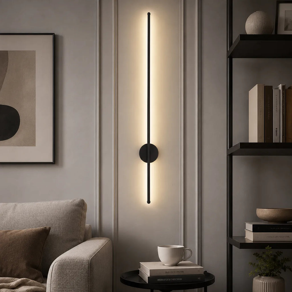 Minimalistische Aluminium-LED-Wandleuchte „Ayla“